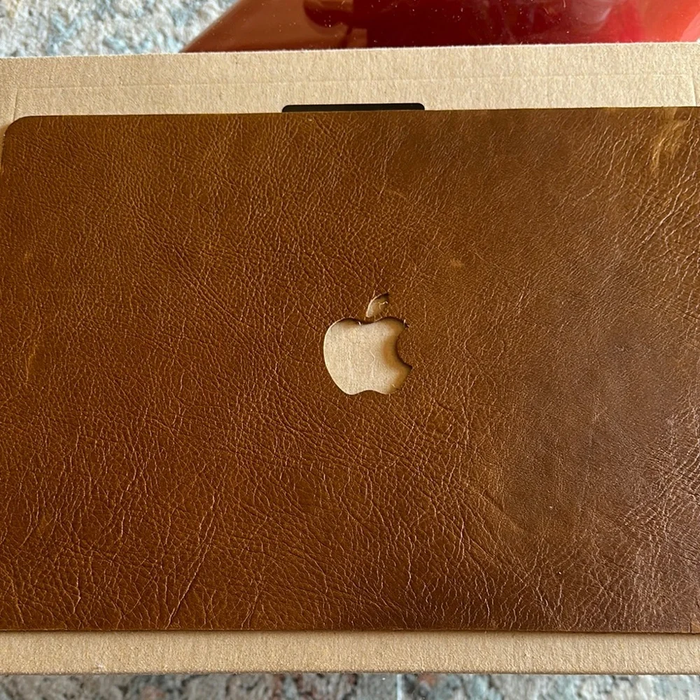 MacBook premium leather cover